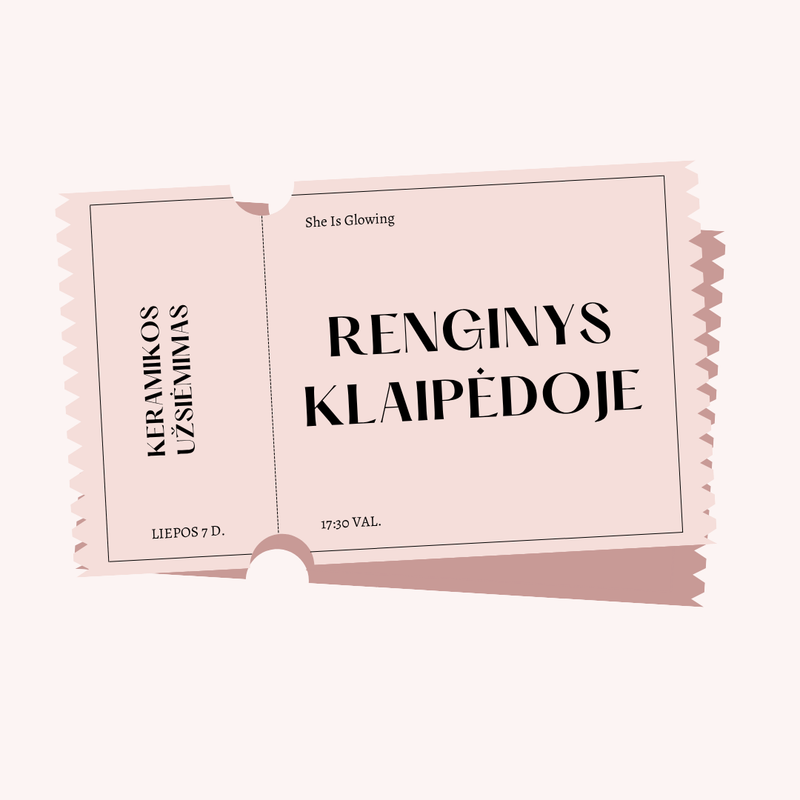 Bilietas į She Is Glowing Klubo astrologijos dirbtuves Klaipėdoje!
